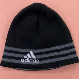 Black and gray Adidas Hat